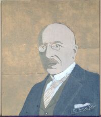 Dr. Josef Sell Deggendorf, Original Sandbild Apotheker